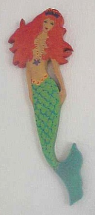 Wooden Wall Mermaid